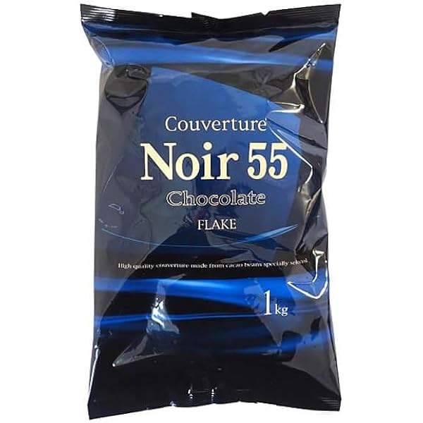 Amazon | 不二製油 クーベルチュールノワール55フレーク 1kg